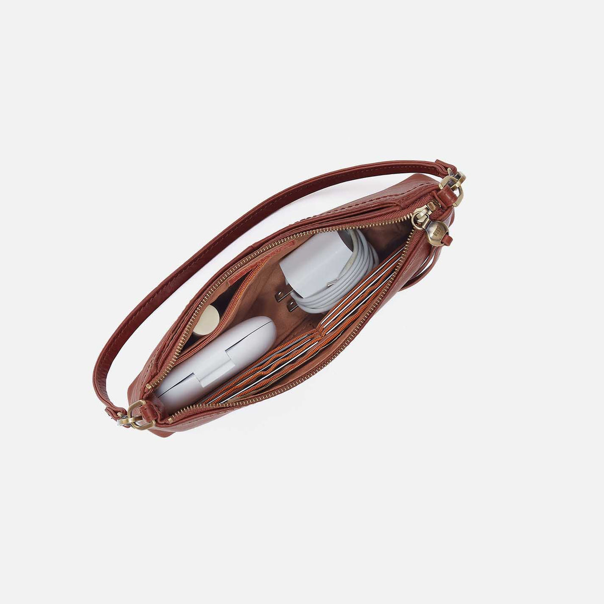 Darcy Crossbody in Patina Leather - Pecan Ridge