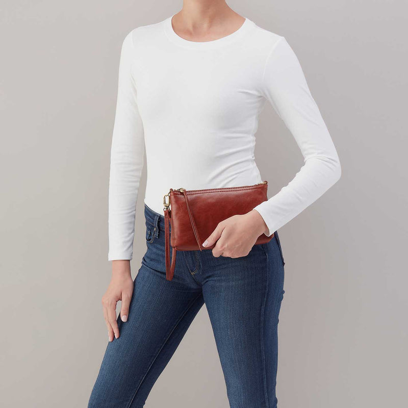 Darcy Crossbody in Patina Leather - Pecan Ridge