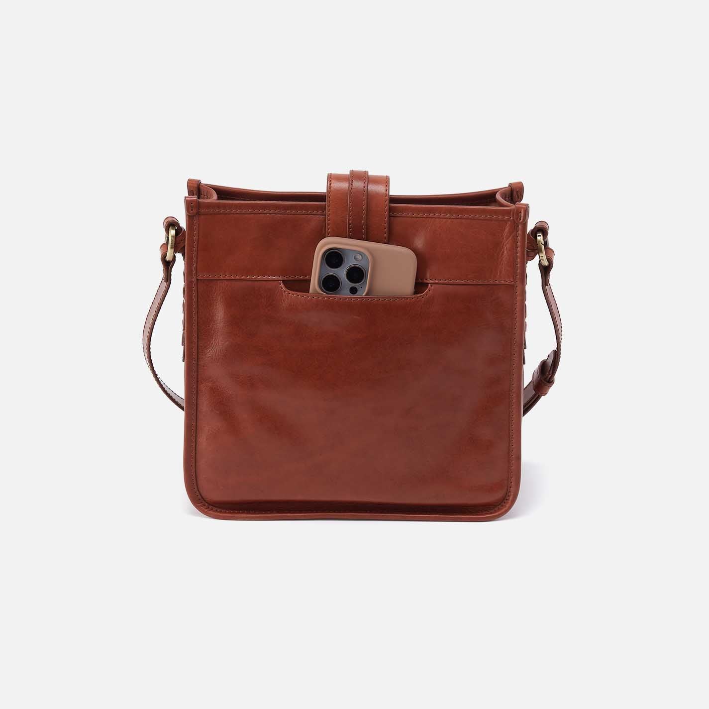 Expedition Medium Crossbody in Patina Leather - Pecan Ridge – HOBO