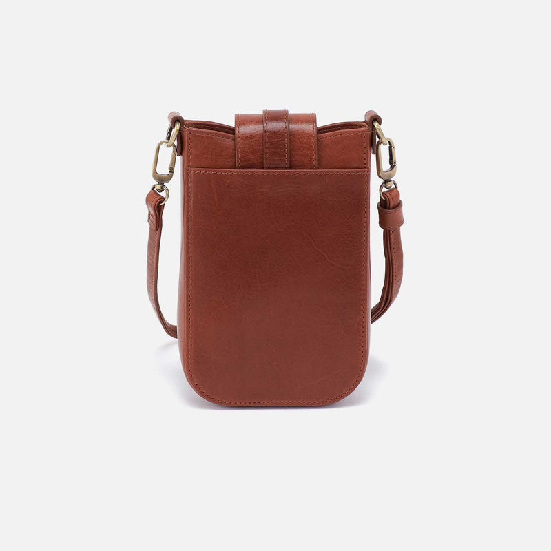 Expedition Phone Crossbody in Patina Leather - Pecan Ridge