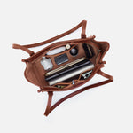 Expedition Small Tote in Patina Leather - Pecan Ridge