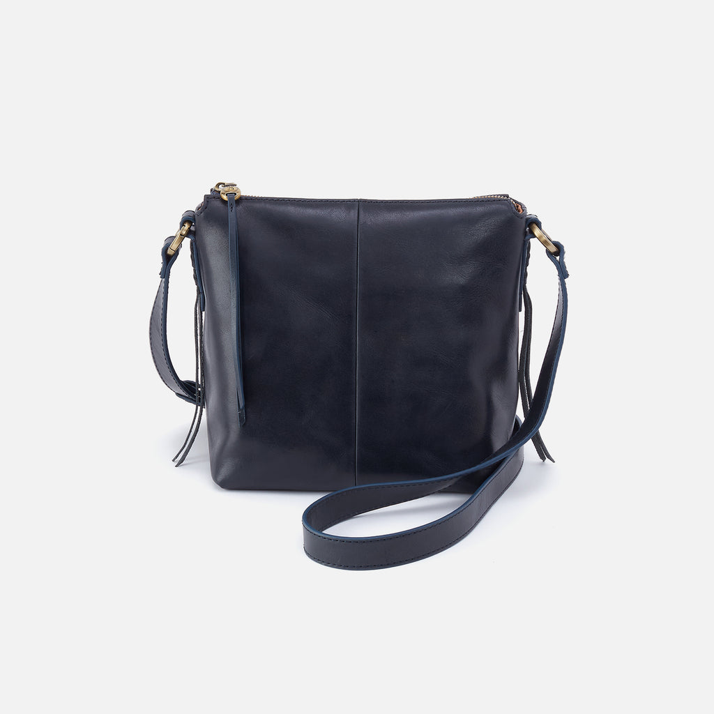 Expedition Crossbody in Patina Leather - Navy Horizon – HOBO