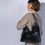Atlas Hobo Bag In Patina Leather