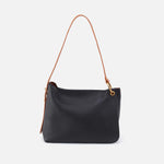Rayna Shoulder Bag in Double-Faced Leather - Black