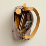 Rayna Shoulder Bag in Double-Faced Leather - Warm Adobe