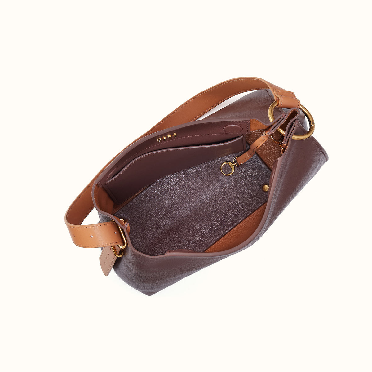 Rayna Shoulder Bag In Double-Faced Leather