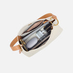 Rayna Shoulder Bag in Double-Faced Leather - Soft White