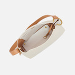 Rayna Shoulder Bag in Double-Faced Leather - Soft White