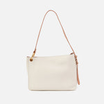 Rayna Shoulder Bag in Double-Faced Leather - Soft White