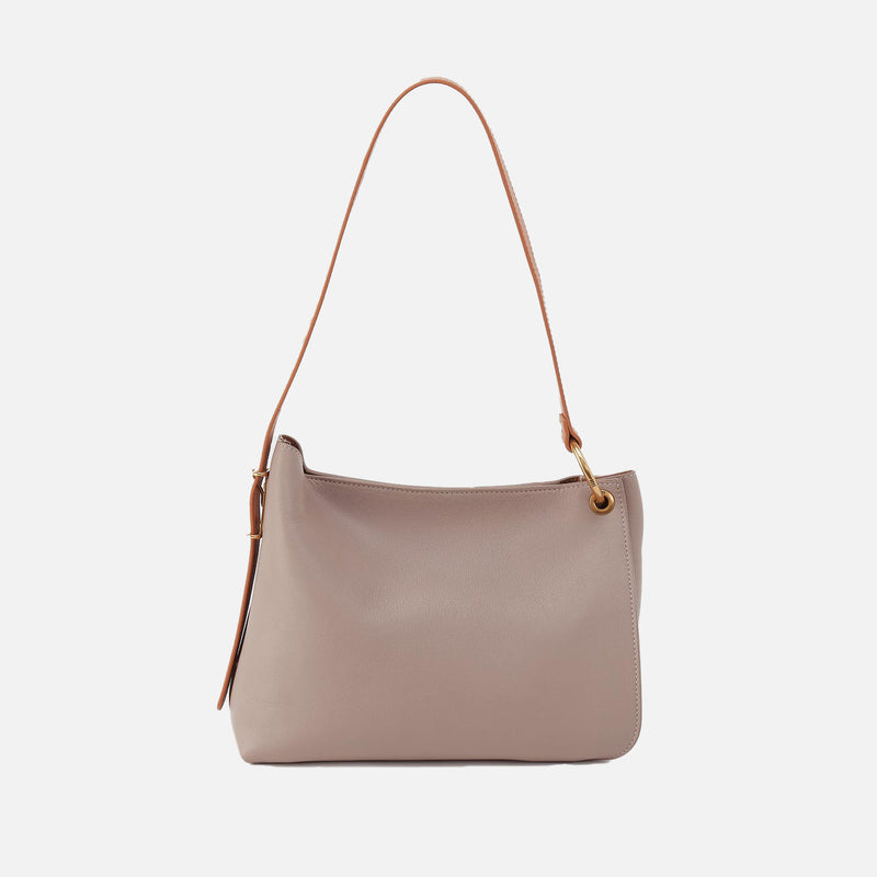 Rayna Shoulder Bag in Double-Faced Leather - Warm Adobe
