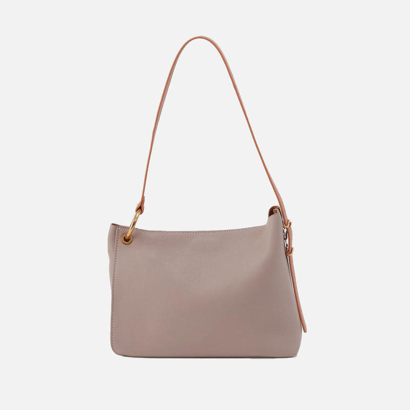 Rayna Shoulder Bag in Double-Faced Leather - Warm Adobe