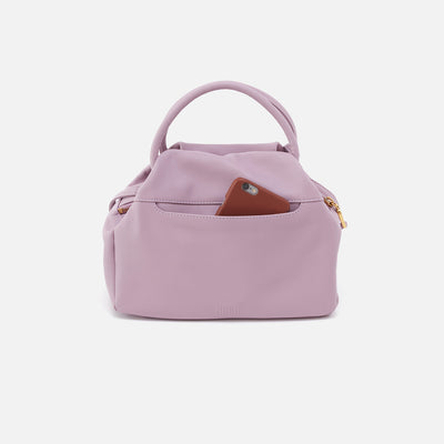 Darling Small Satchel in Silk Napa Leather - Lavender