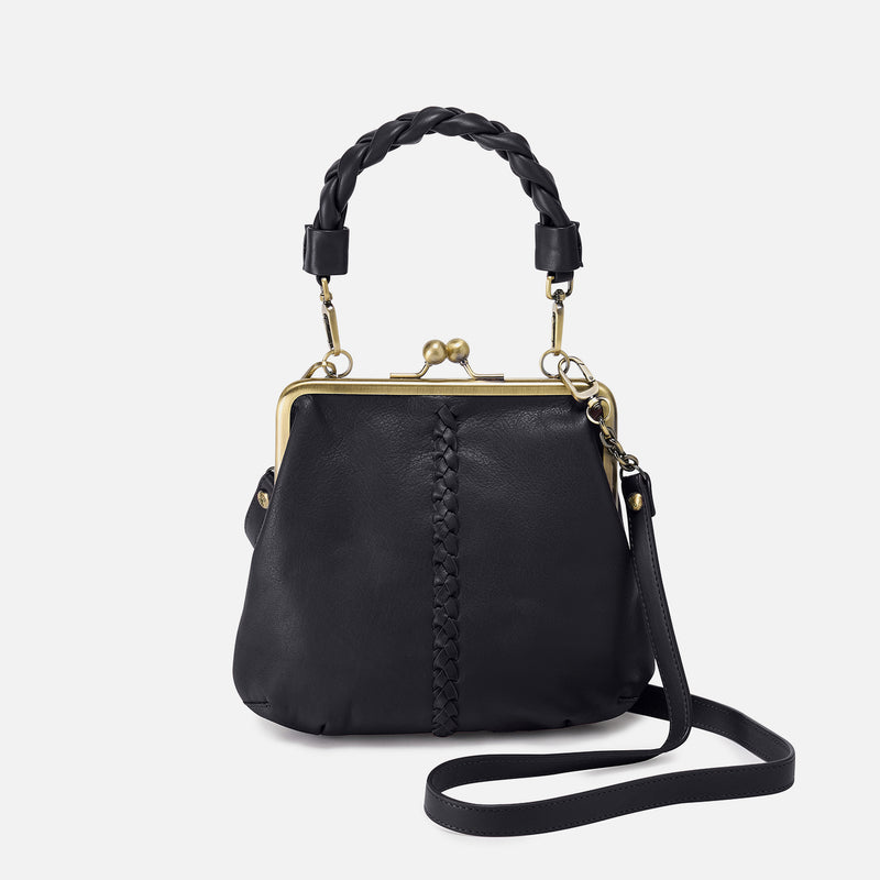 Alba Crossbody In Smooth Leather - Black
