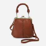 Alba Crossbody In Smooth Leather - Luggage
