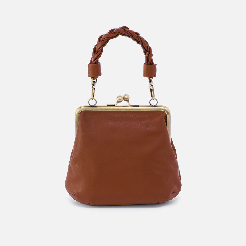 Alba Crossbody In Smooth Leather - Luggage