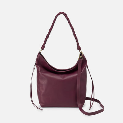 Lindley Hobo In Smooth Leather - Cordovan