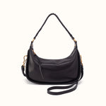 Mia Crescent Hobo In Smooth Leather