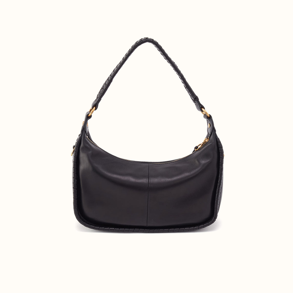 Mia Crescent Hobo In Smooth Leather