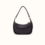 Mia Crescent Small Hobo In Smooth Leather