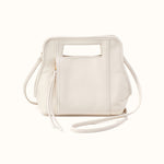 Ace Crossbody in Pebbled Leather - Coastal Cloud- FOL