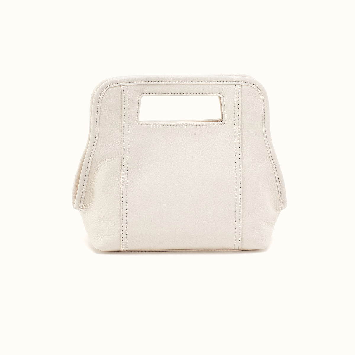 Ace Crossbody in Pebbled Leather - Coastal Cloud