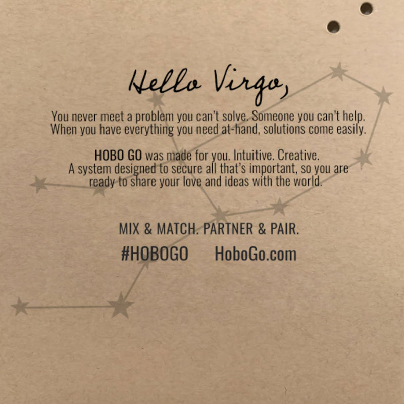 Revolve Clip Pouch in Pebbled Leather - Virgo