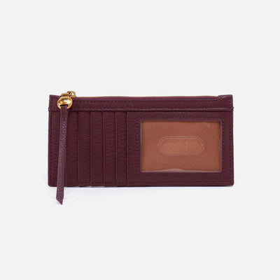 Carte Card Case in Pebbled Leather - Mulberry Glaze