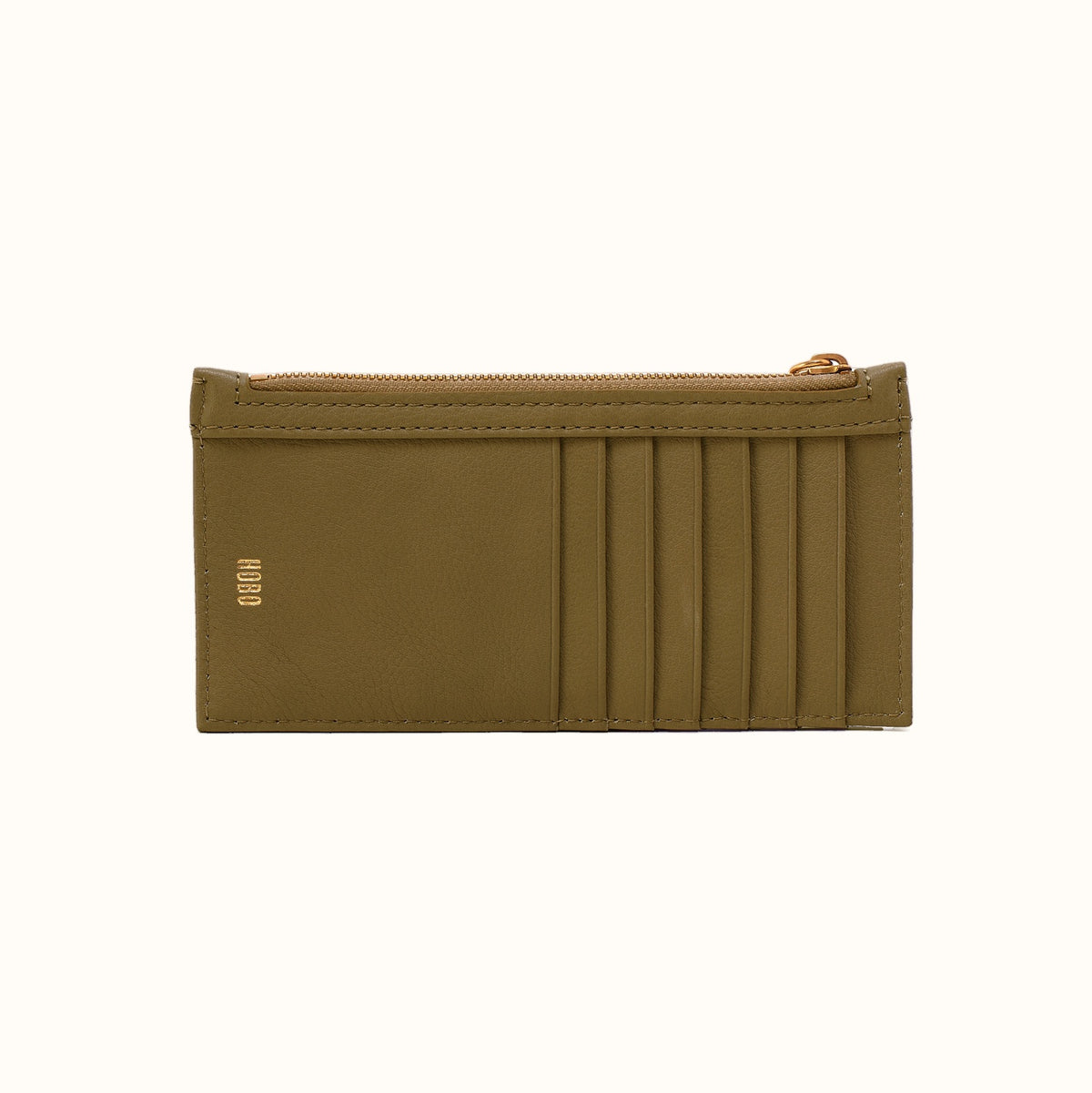 Carte Card Case In Pebbled Leather - Sunlit Sage