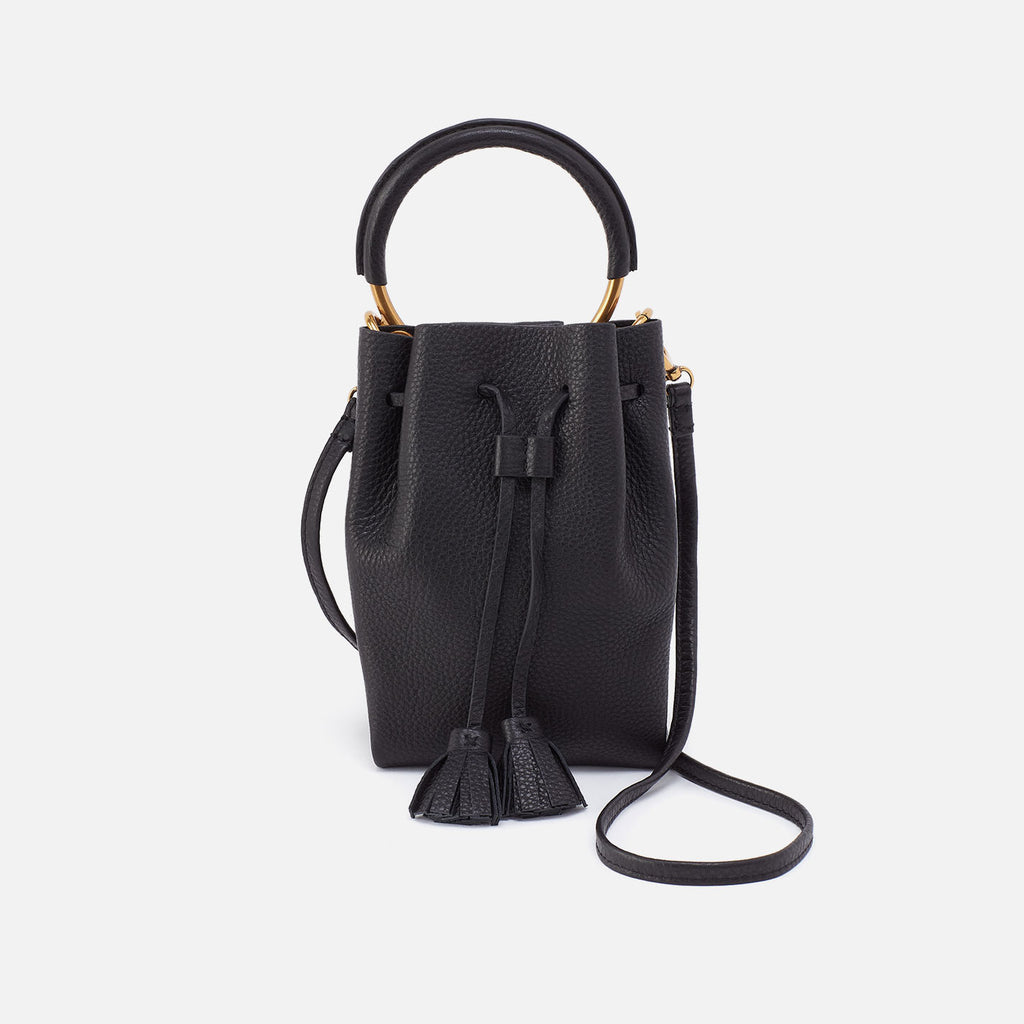 Eden Phone Crossbody In Pebbled Leather - Black – HOBO