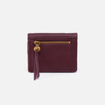 Lumen Mini Wallet in Pebbled Leather - Mulberry Glaze