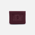 Lumen Mini Wallet in Pebbled Leather - Mulberry Glaze