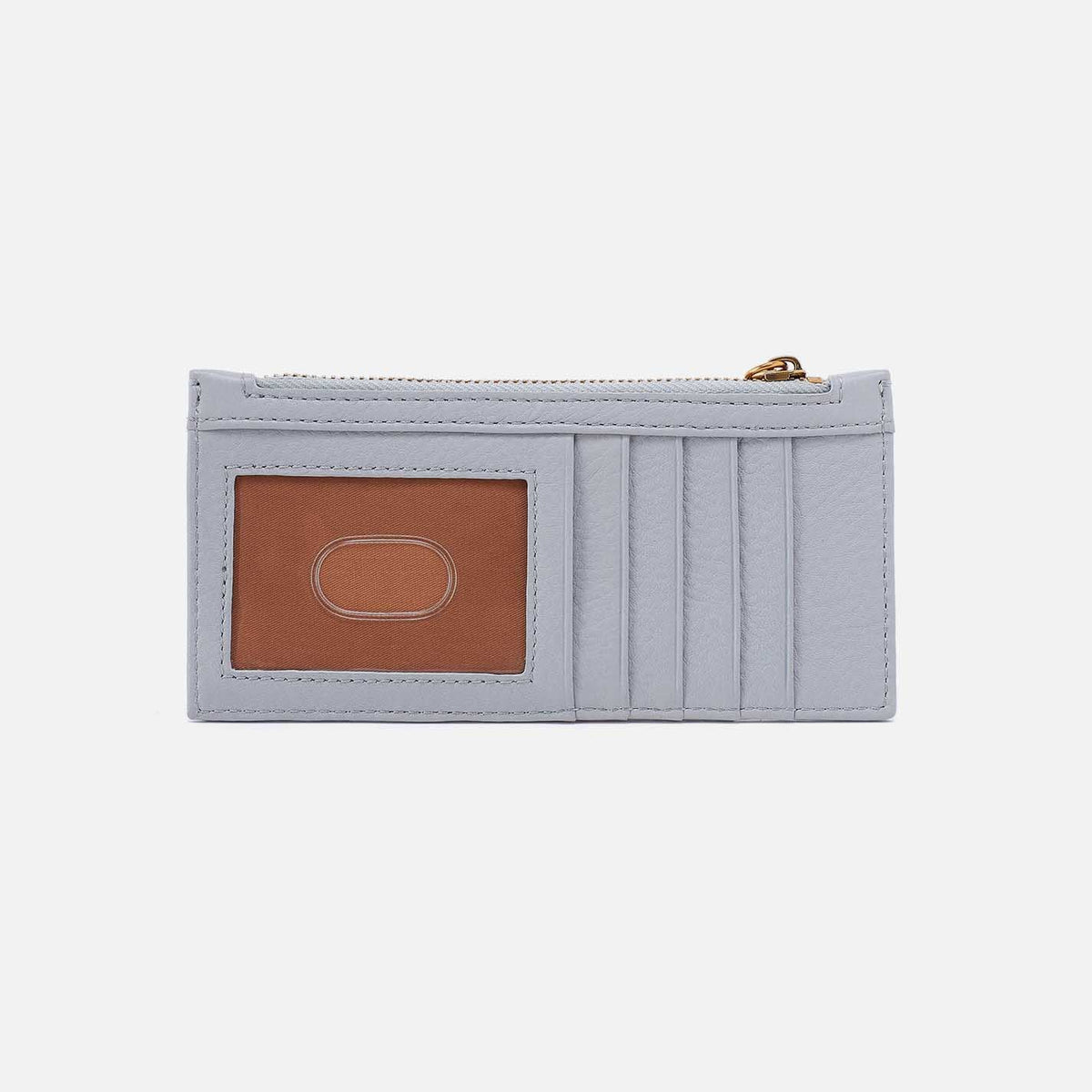 Carte Card Case in Pebbled Leather - Indigo Cloud