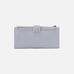 Dunn Continental Wallet in Pebbled Leather - Indigo Cloud