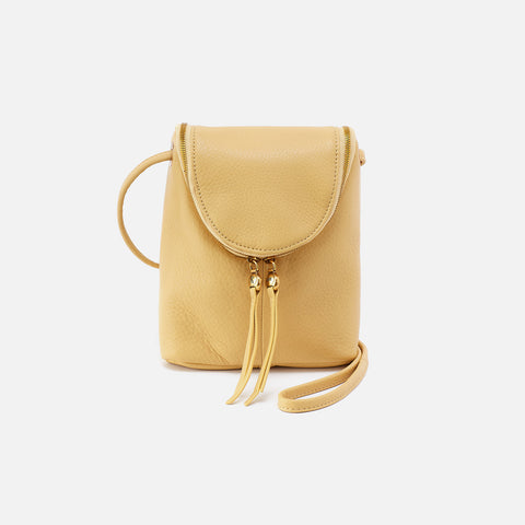 Fern Crossbody in Pebbled Leather Flax HOBO