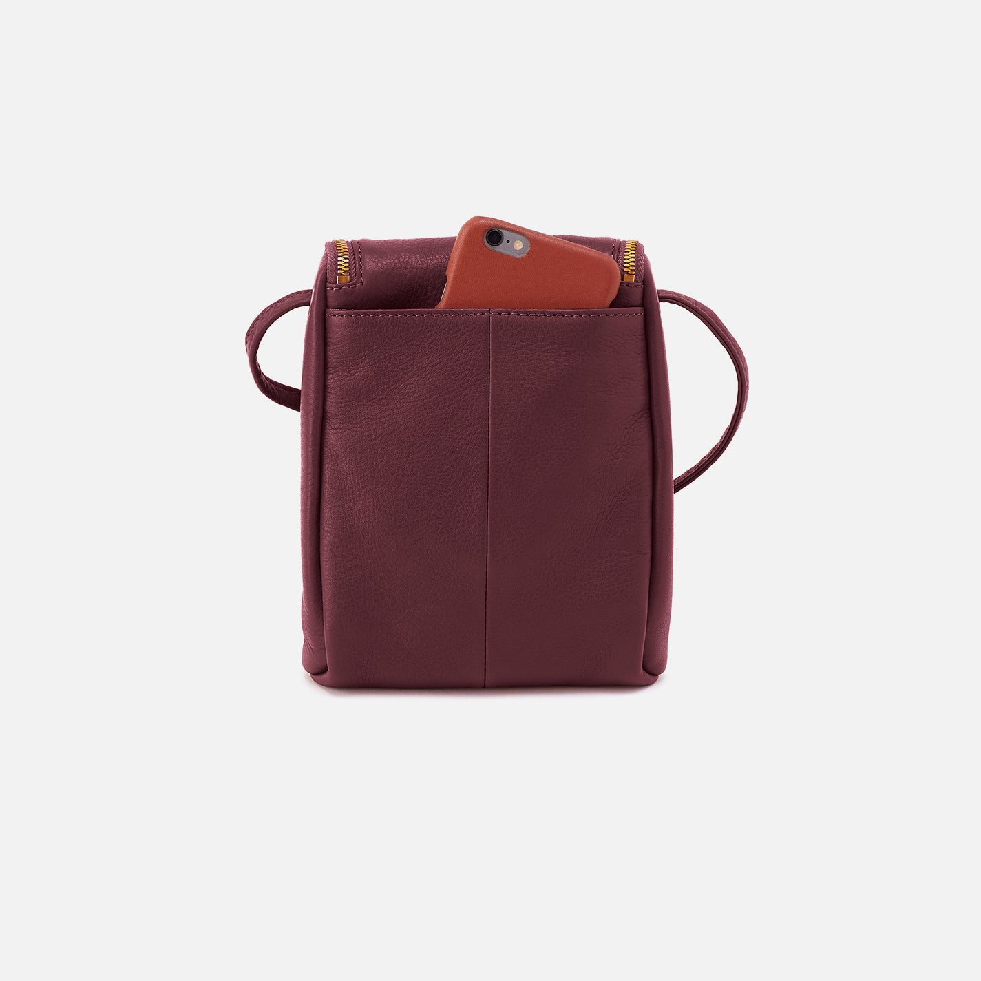 Fern Crossbody in Pebbled Leather - Mulberry Glaze – HOBO