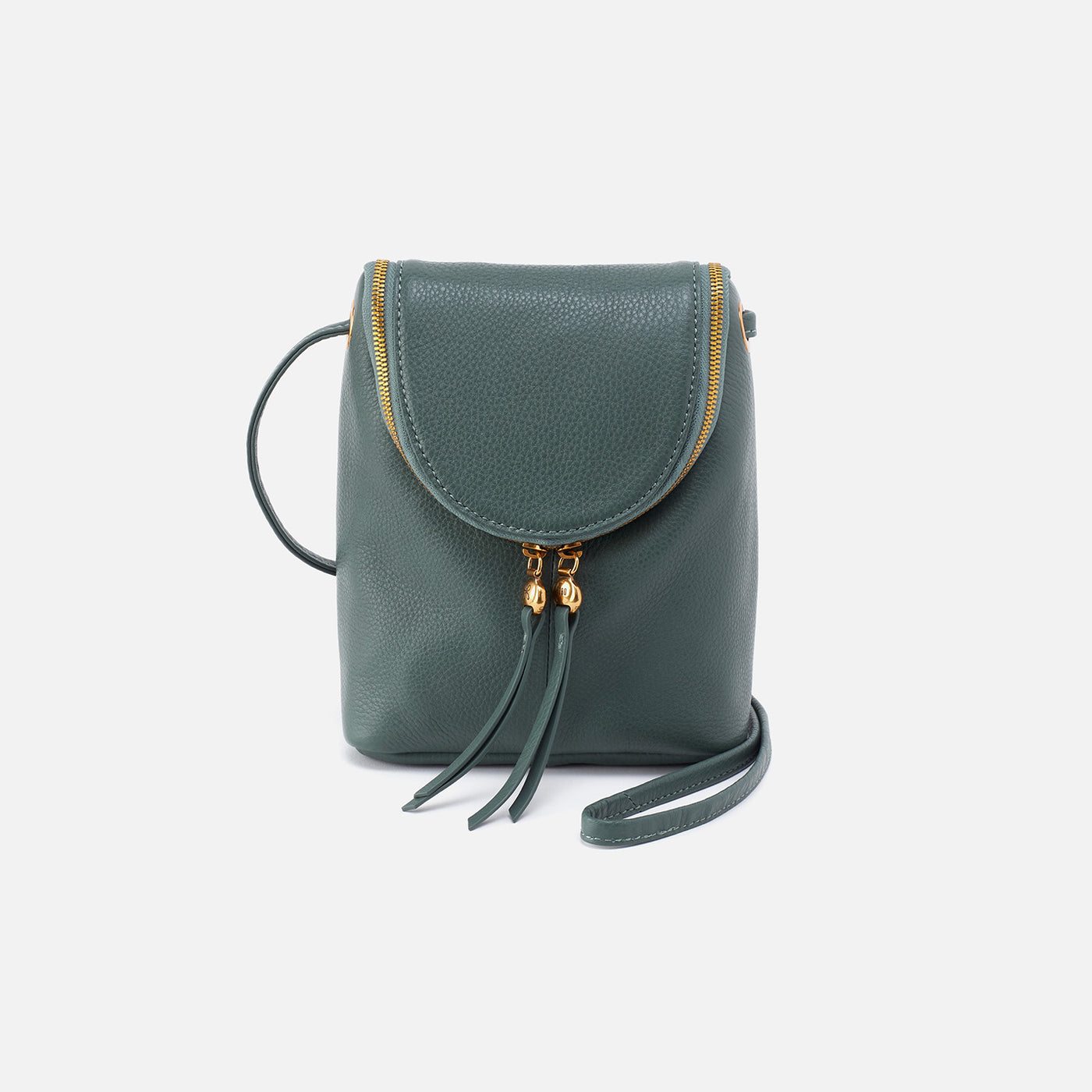 Fern Crossbody in Pebbled Leather Sage Leaf HOBO