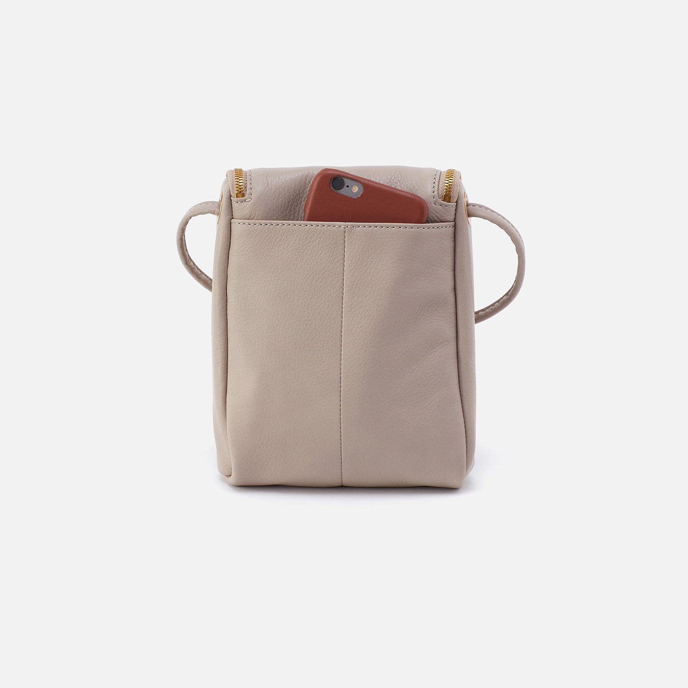 Fern Crossbody in Pebbled Leather - Taupe