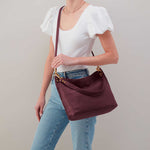 Pier Shoulder Bag in Pebbled Leather - Mulberry Glaze