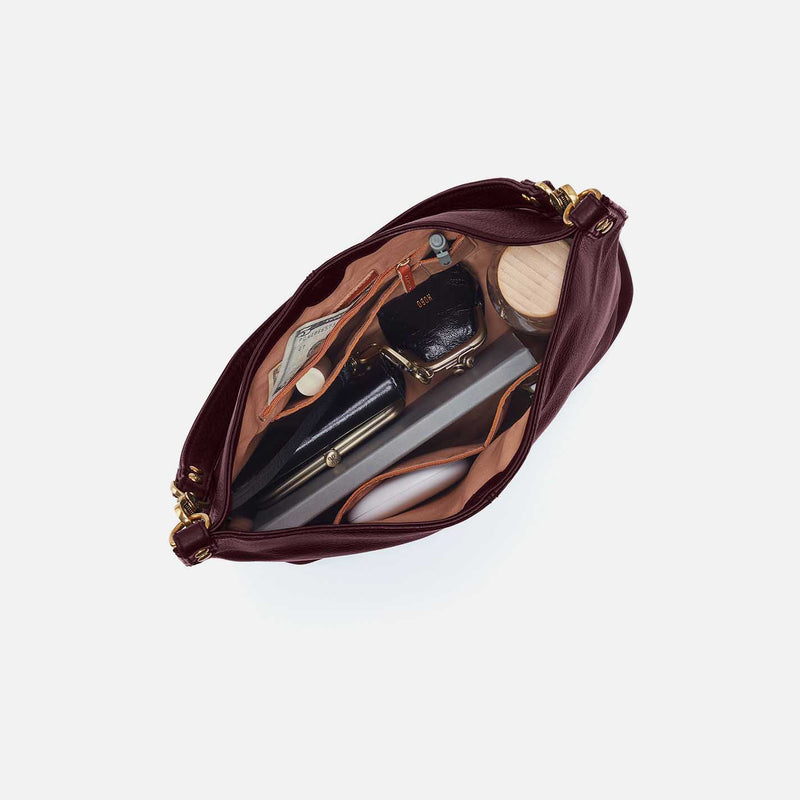 Pier Shoulder Bag in Pebbled Leather - Mulberry Glaze