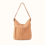 Merrin Convertible Backpack in Pebbled Leather - Sandstorm