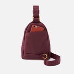 Fern Sling in Pebbled Leather - Mulberry Glaze