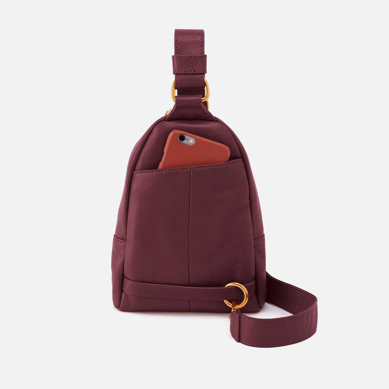 Fern Sling in Pebbled Leather - Mulberry Glaze