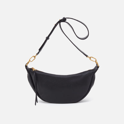 Knox Sling in Pebbled Leather - Black