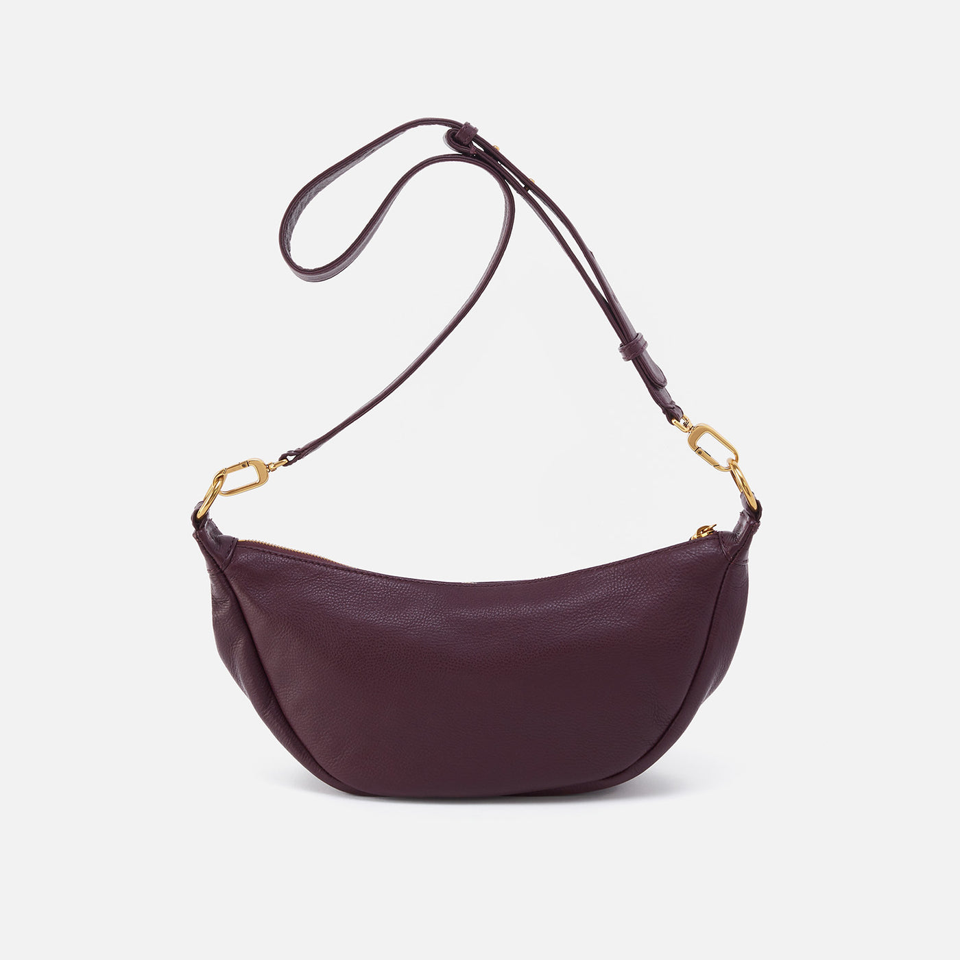 Knox Sling in Pebbled Leather - Ruby Wine