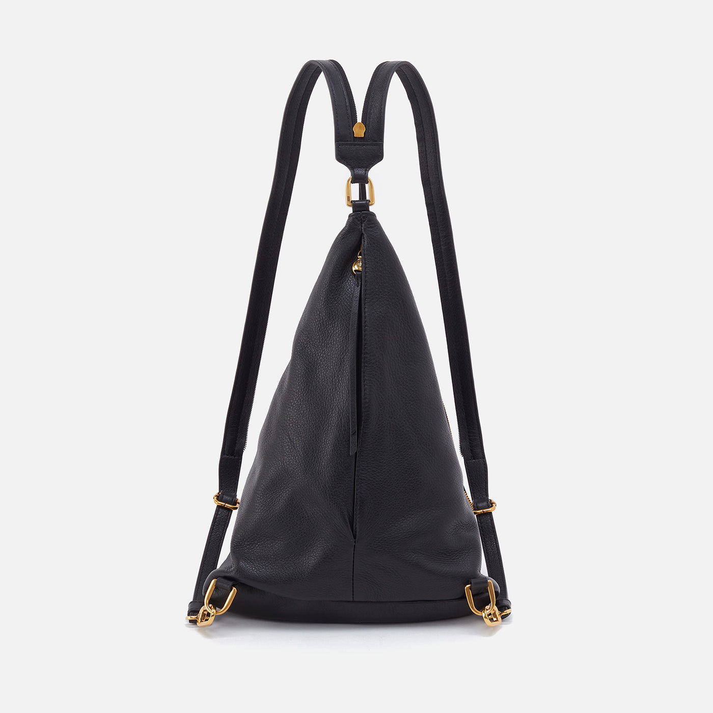 Sway Convertible Sling in Pebbled Leather - Black