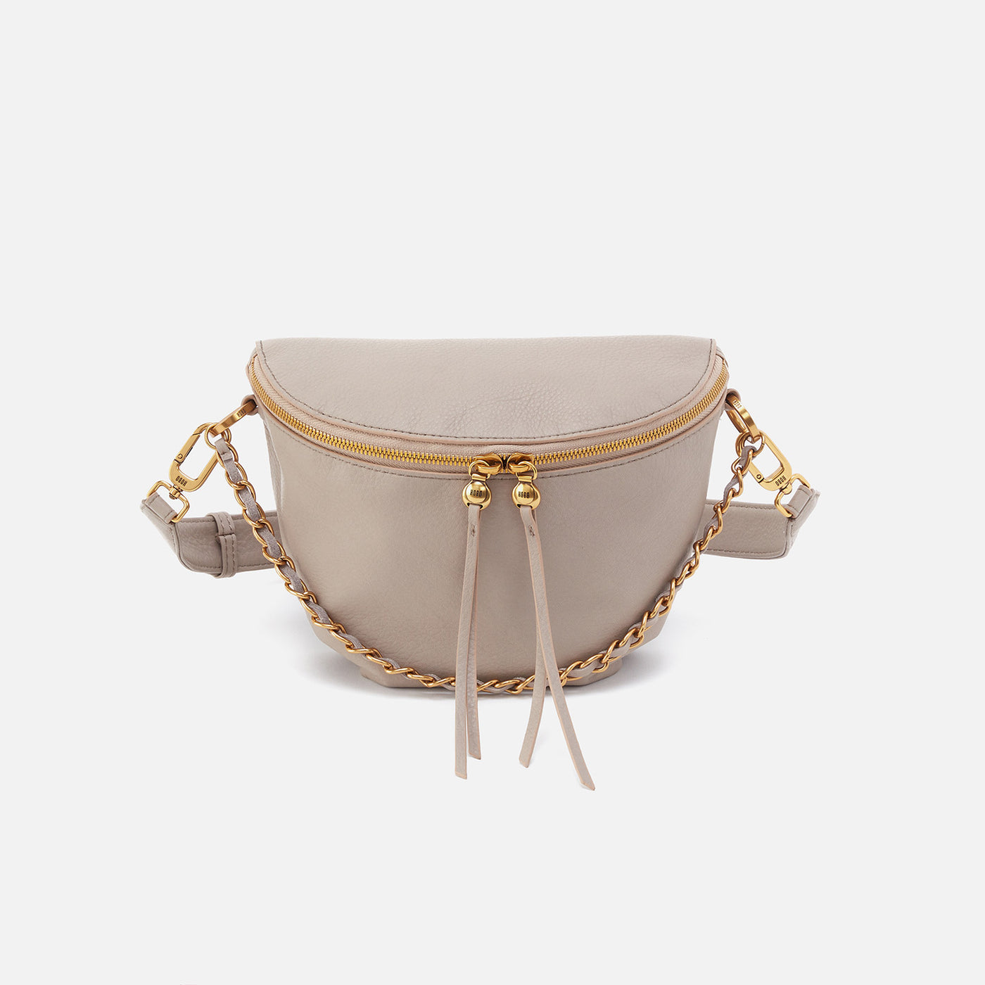 Miri Belt Bag in Pebbled Leather - Taupe