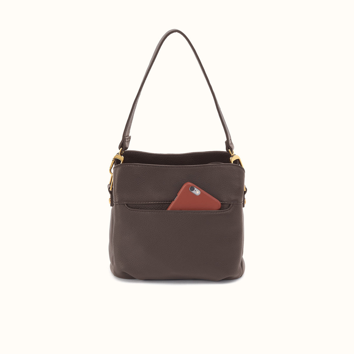 Starr Convertible Shoulder In Pebbled Leather
