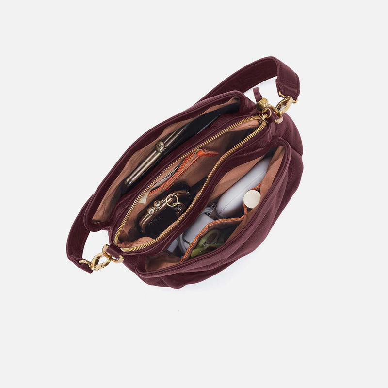 Starr Convertible Shoulder Bag in Pebbled Leather - Mulberry Glaze