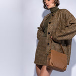 Starr Convertible Shoulder In Pebbled Leather
