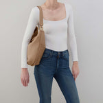 Harley Hobo in Pebbled Leather - Cedar Sagebrush